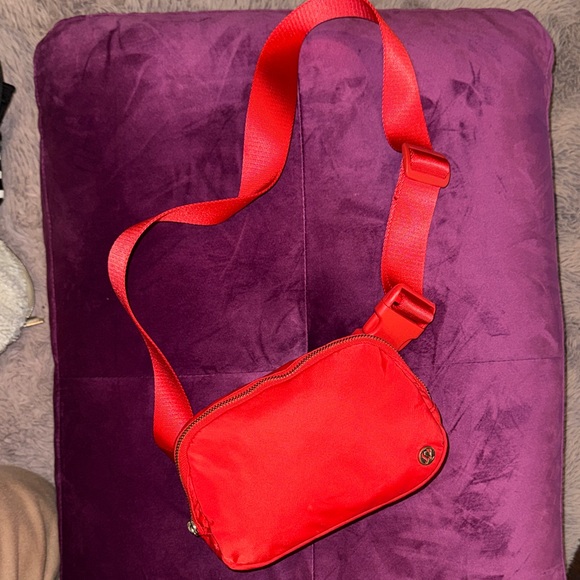 lululemon athletica Handbags - Lululemon Athletica Red Crossbody Bag